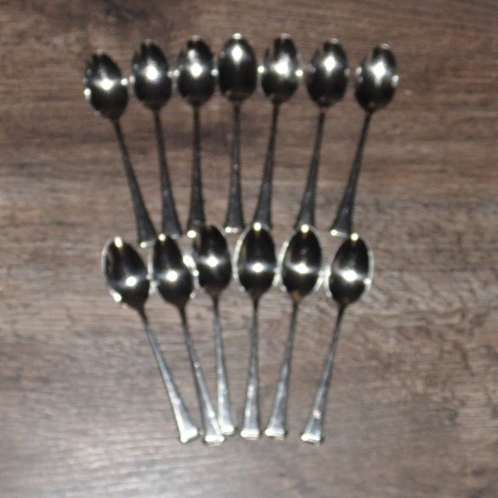 Oneida Spoons Flatware Set of 13 Silver Good Stainless Steel USA Made
